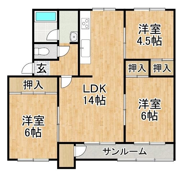  間取り図写真