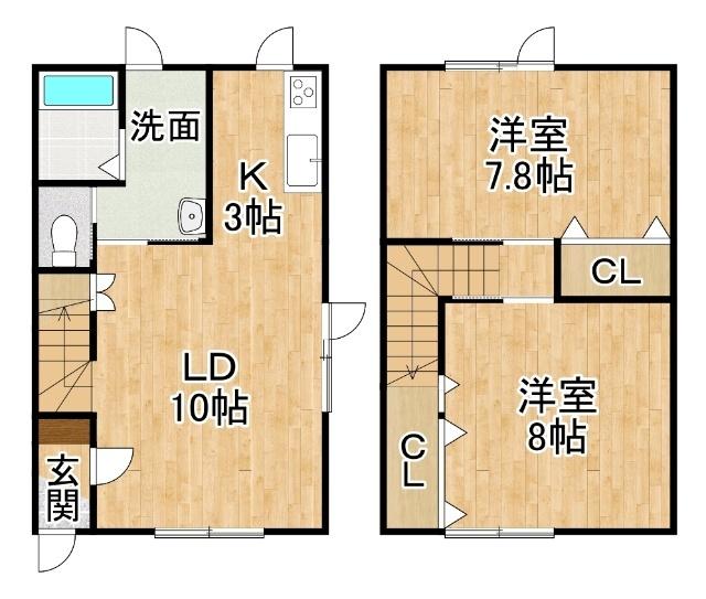 光陽マンション（B-2） 間取り図画像
