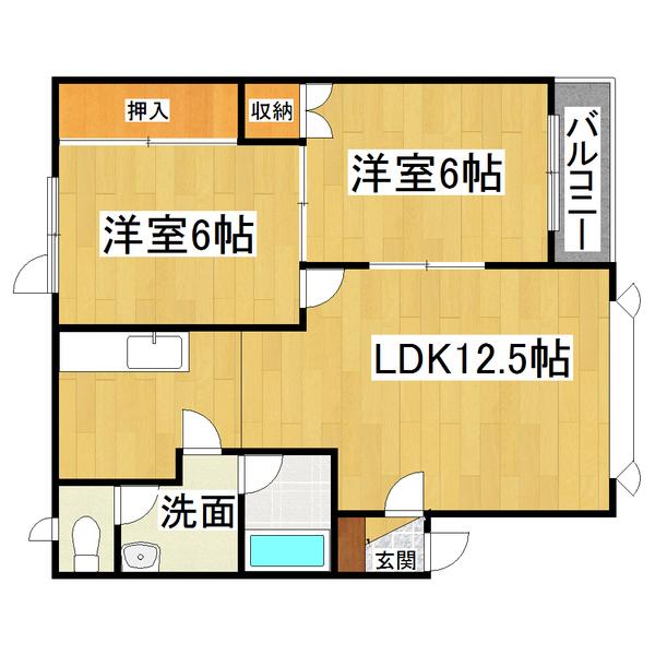 ハイツ5・1（103） 間取り図画像