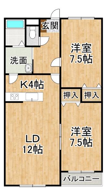 ラ・セマーナ（202） 間取り図画像