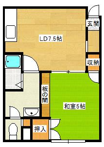 南町スターハイツ（203） 間取り図画像