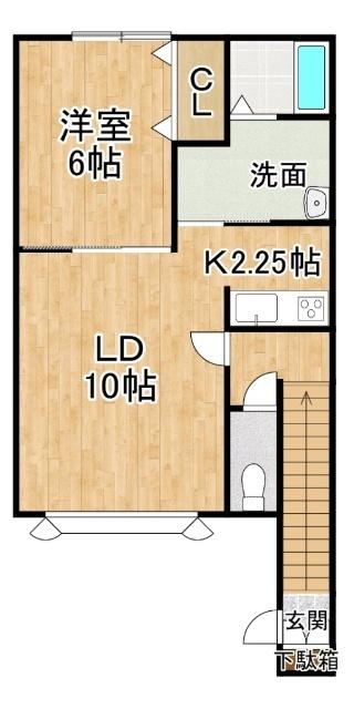 スペーシア（203） 間取り図画像