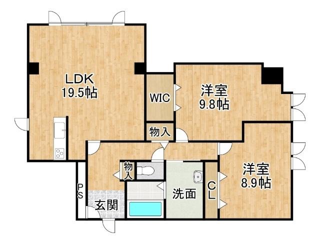  間取り図写真