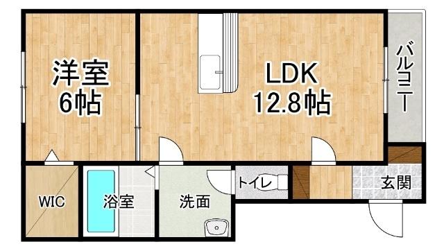 UPE（107） 間取り図画像