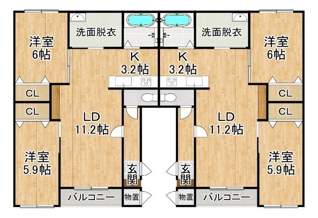  間取り図写真