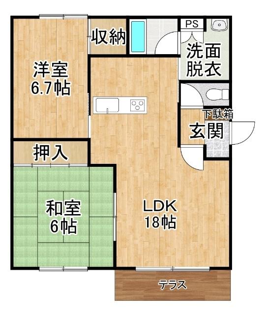  間取り図写真