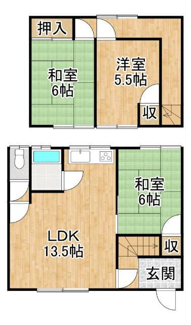 間取り図写真
