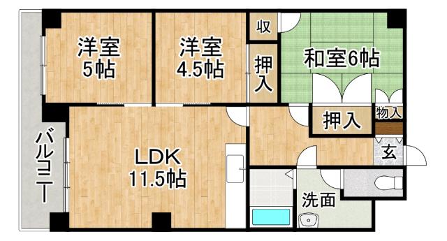  間取り図写真