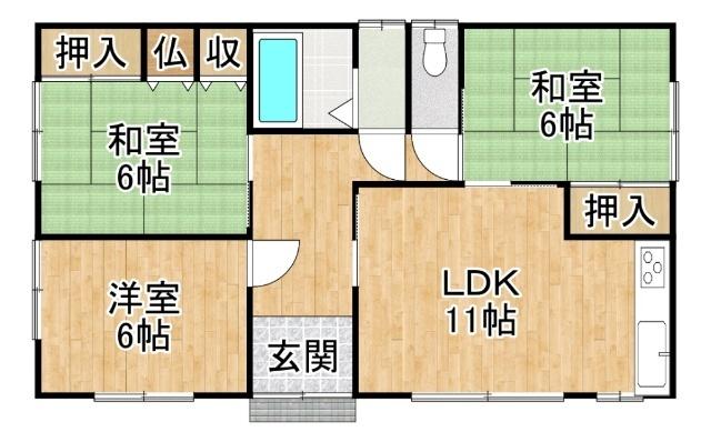  間取り図写真