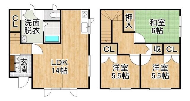  間取り図写真