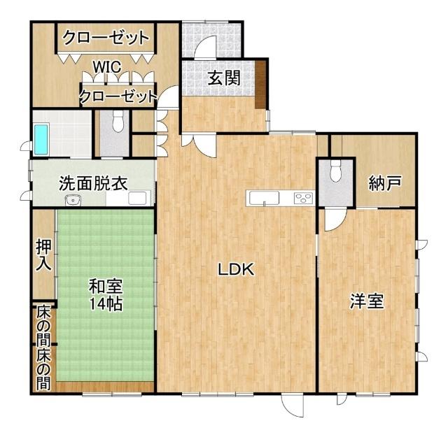  間取り図写真