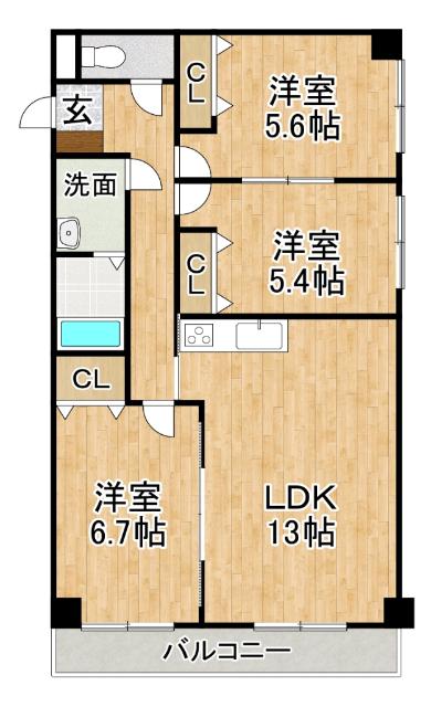  間取り図写真