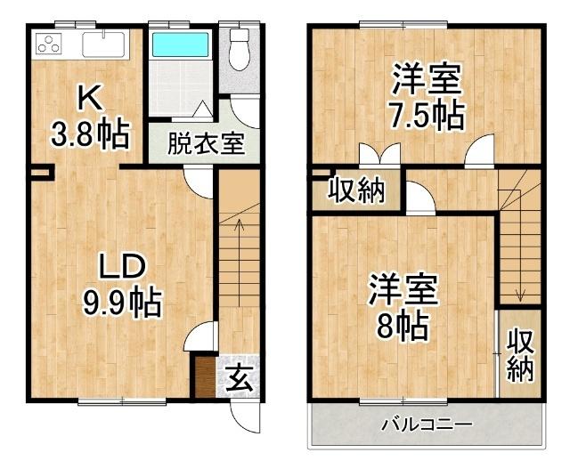  間取り図写真