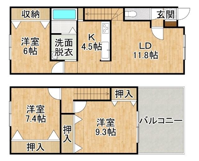  間取り図写真