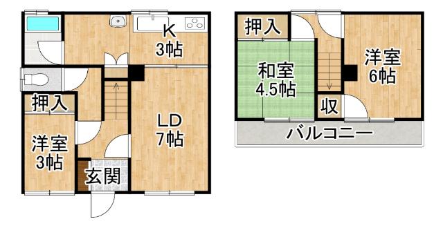  間取り図写真