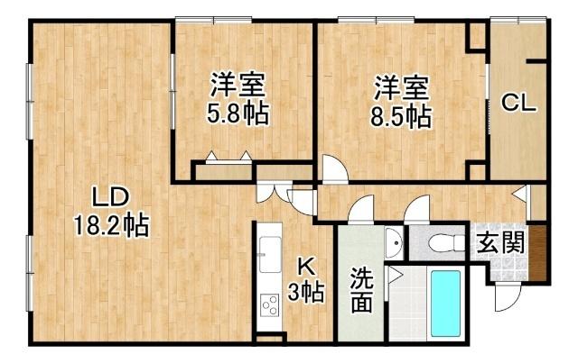  間取り図写真