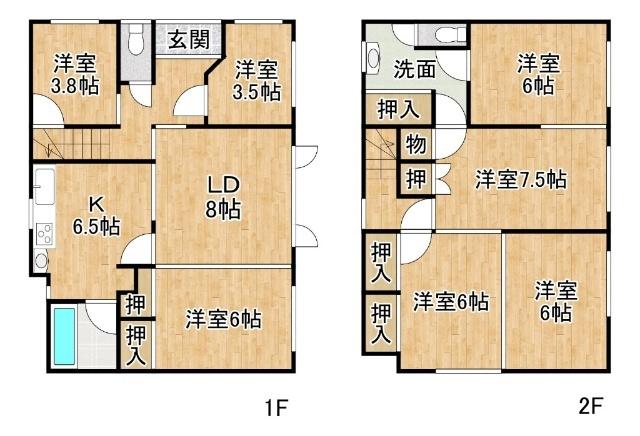  間取り図写真