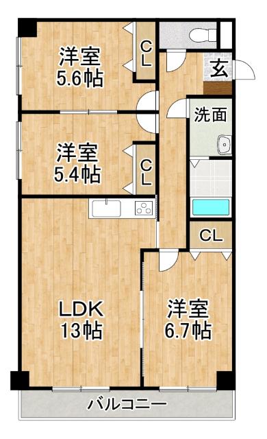  間取り図写真