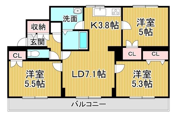  間取り図写真