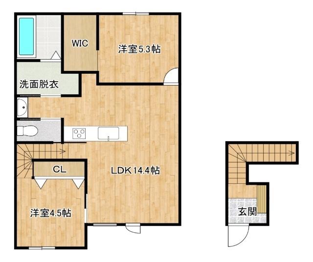  間取り図写真