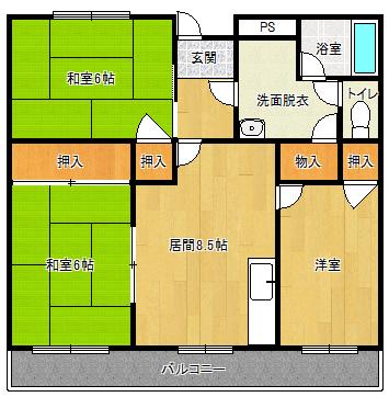  間取り図写真