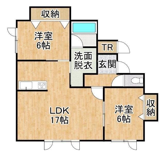 Virgo（102） 間取り図画像
