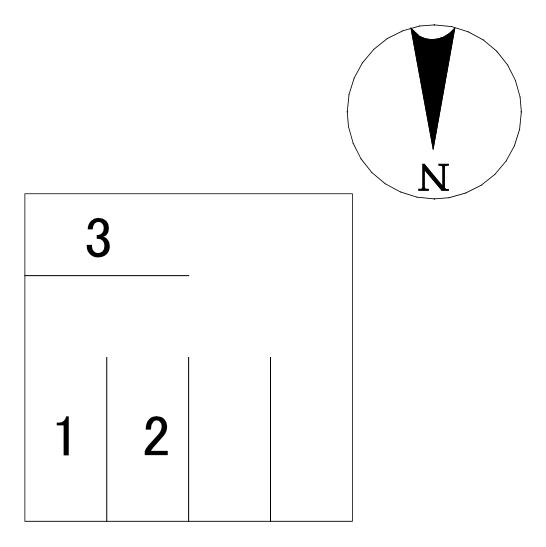 西4南1駐車場（1） 間取り図画像
