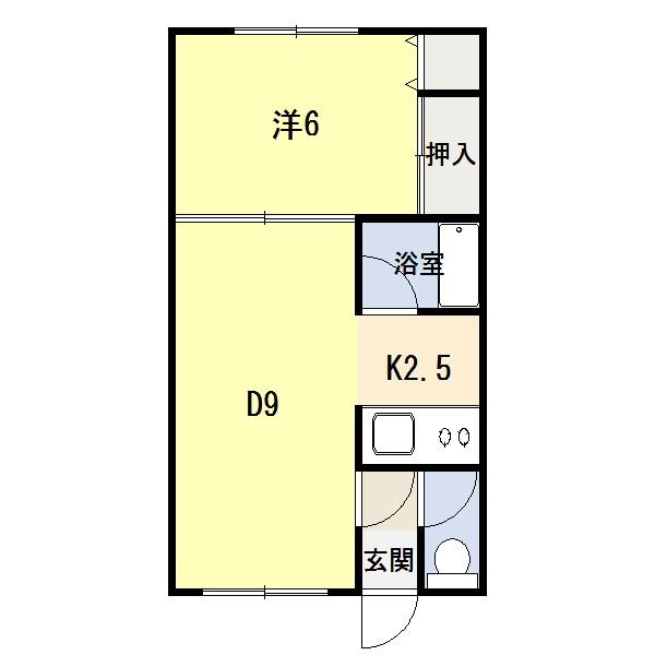 エスレイア西町（205） 間取り図画像
