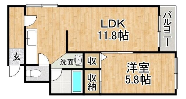 ロイヤル弐番館（101） 間取り図画像
