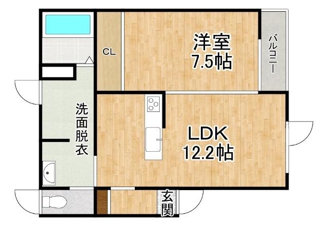 ステラコート（202） 間取り図画像