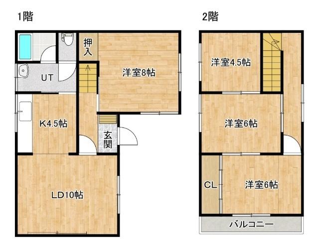 豊岡10-2戸建（1） 間取り図画像