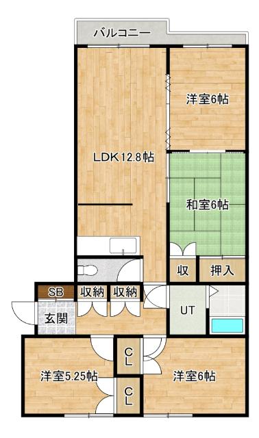 きららパートⅡ（A103） 間取り図画像