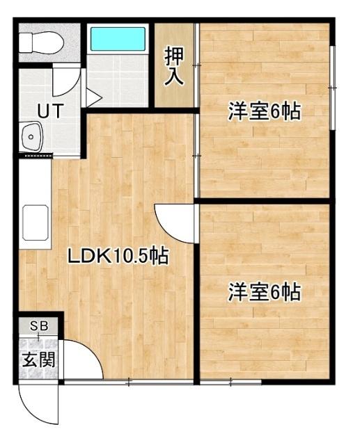 アプリコットハウス（203） 間取り図画像