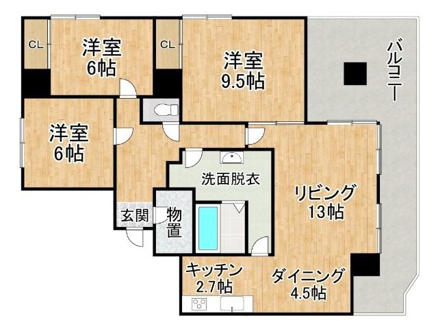 NCウイング5（1005） 間取り図画像