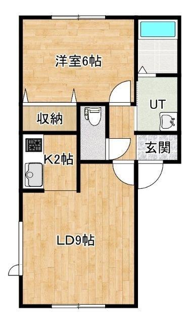 Verite（201） 間取り図画像