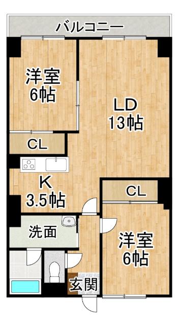 CENTER CITY③（603） 間取り図画像