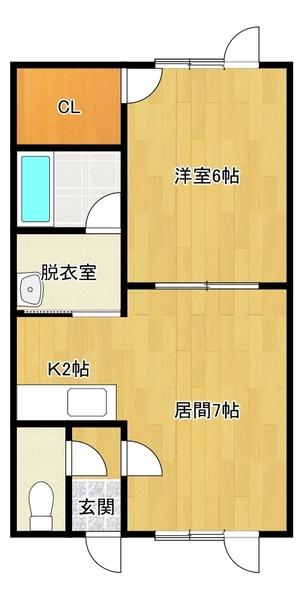 ハイツたちばな（101） 間取り図画像
