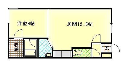 ダイヤハイツ４西１（102） 間取り図画像