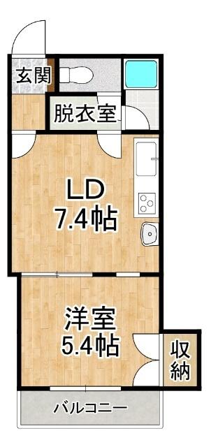 コーポラスNAO（302） 間取り図画像