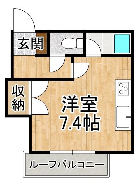 コーポラスNAO（101） 間取り図画像