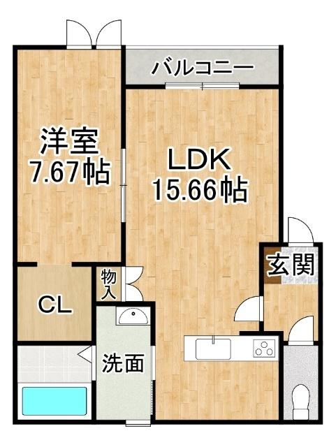 仮）新町マンション（105） 間取り図画像
