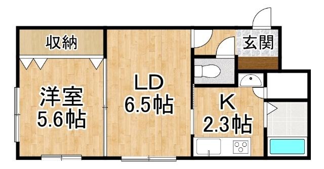 清水ビル（502） 間取り図画像