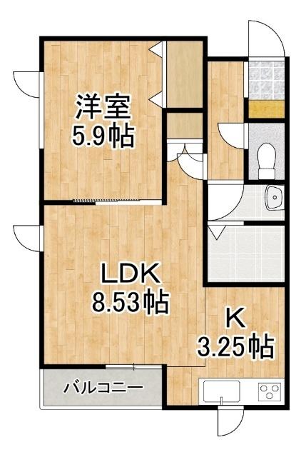 メゾンローヤル（B） 間取り図画像
