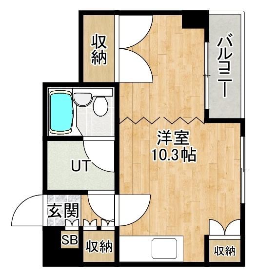 アネックスプラザ６条ビル（203） 間取り図画像