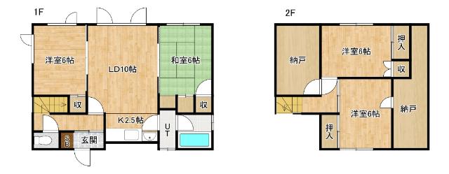 春光3-9貸家（1） 間取り図画像