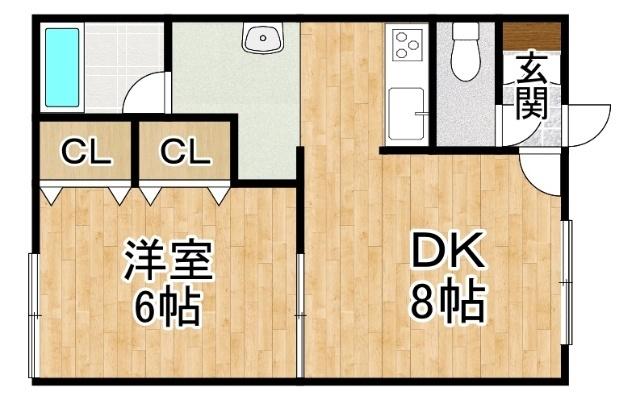 カトレア（105） 間取り図画像