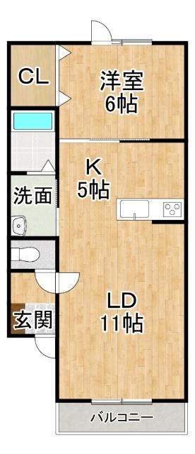 CASA　CHIC（カーサシーク）（302） 間取り図画像