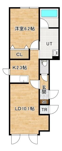 Belle Ｂ棟（101） 間取り図画像
