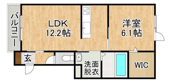 La Solana（2-E） 間取り図画像