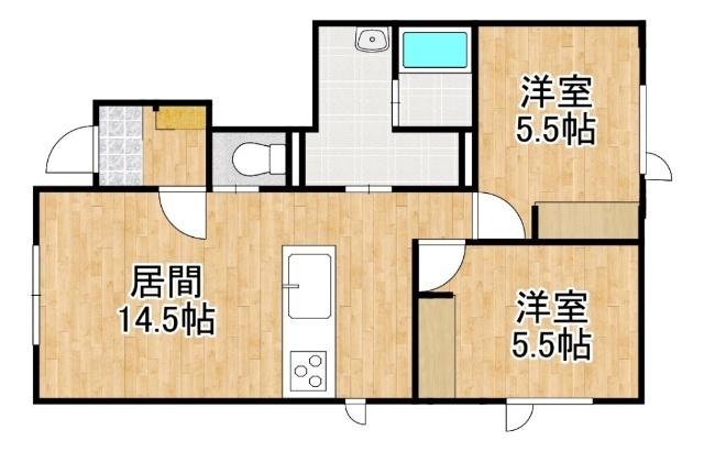 マロードⅤ（201） 間取り図画像